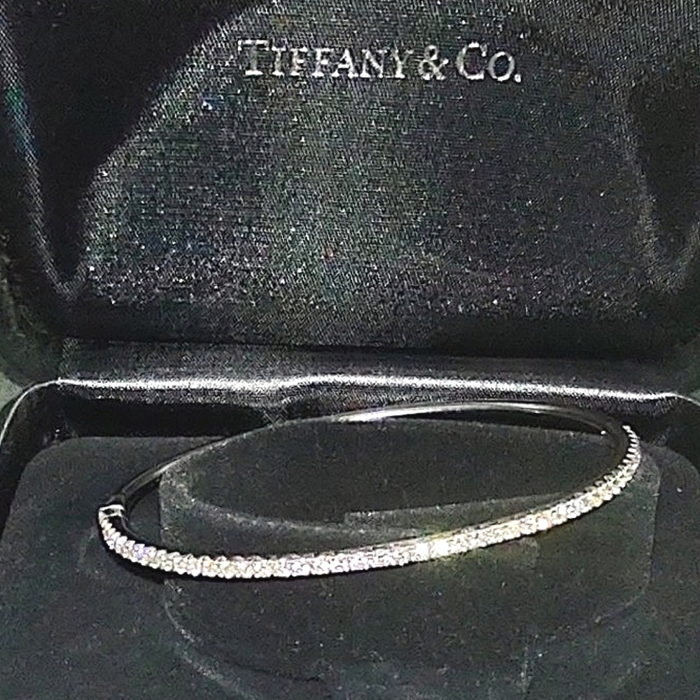 Tiffany & Co. diamond bangle bracelet